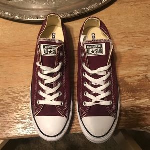 Burgundy Converse